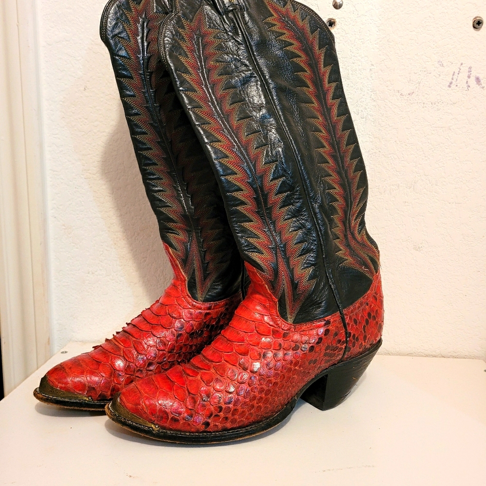 Authentic Snake Skin boots